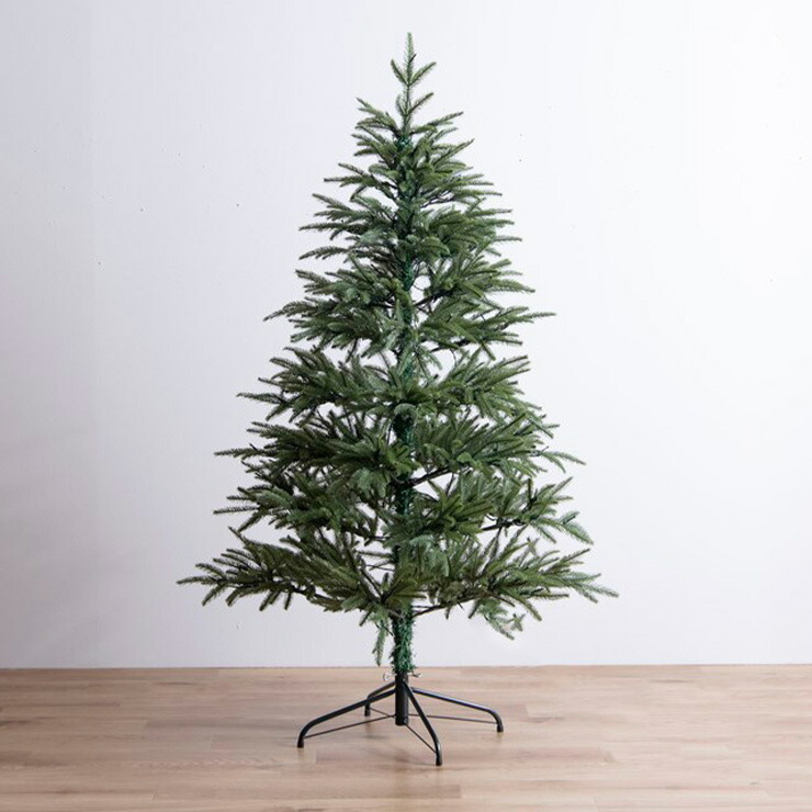 【P10倍!今晩20時開始】クリスマスツリー H150cm LEDライト付き Adete(アベーテ) ツリー ヌードツリー オーナメントなし イルミネーション クリスマス 飾り アイアン脚 ツリースカート付き リビング 子供部屋 おしゃれ
