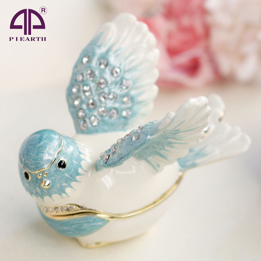 青い鳥 幸福 アンティーク アクセサリー 小物 ケース 陶器 楽天市場】【正規品】 ミニクラウンバード 青い鳥 ジュエリーボックス