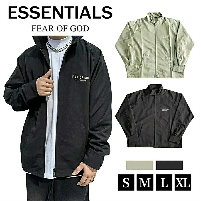 FOG ESSENTIALS 上衣 メンズ レディース Jacket コーチ職 上衣 フィアオブゴッド 置き目品 並行輸入品 貨物輸送無料