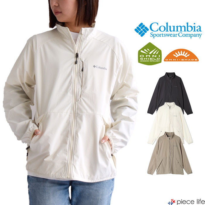 【P3倍】Columbia コロンビア 上衣 ウィメンズライトキャニオンソフトシェルジャケット W Light Canyon Softshell Jacket レディース 春 秋 冬 ポリエステル 全3色 M/L PL0216