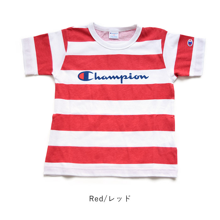 champion t shirt kids red