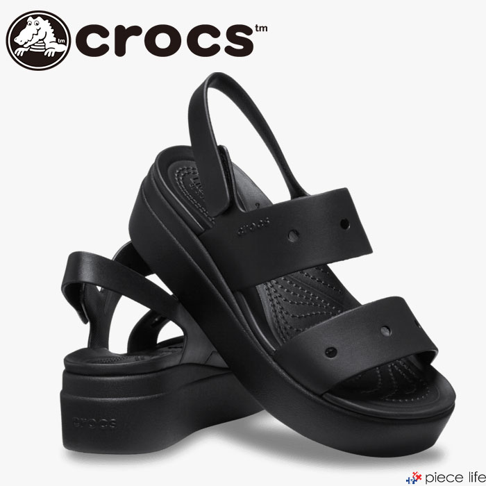 【美品】CROCS ササリー w8 ウェッジソール クロックス ヒール サンダル 楽天市場】クロックス サンダル レディース CROCS ブルックリン ハイ