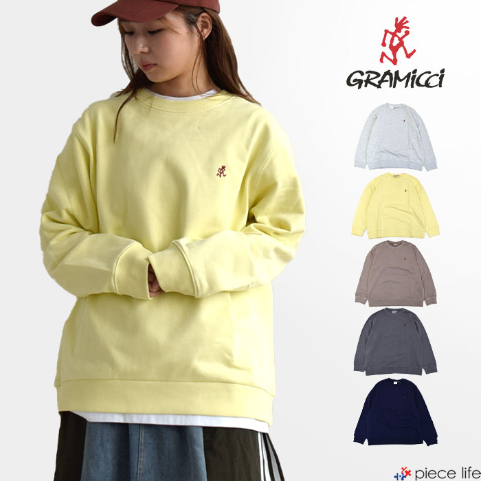 グラミチ GRAMICCI 流汗 調教師 トップス ONE POINT CREW SWEATSHIRT ワンポイント 労働者の一団 トレーナー メンズ レディース ユニ一発やる 長袖 春 秋 冬 綿織物 綿 全5色 M L XL G306-FT