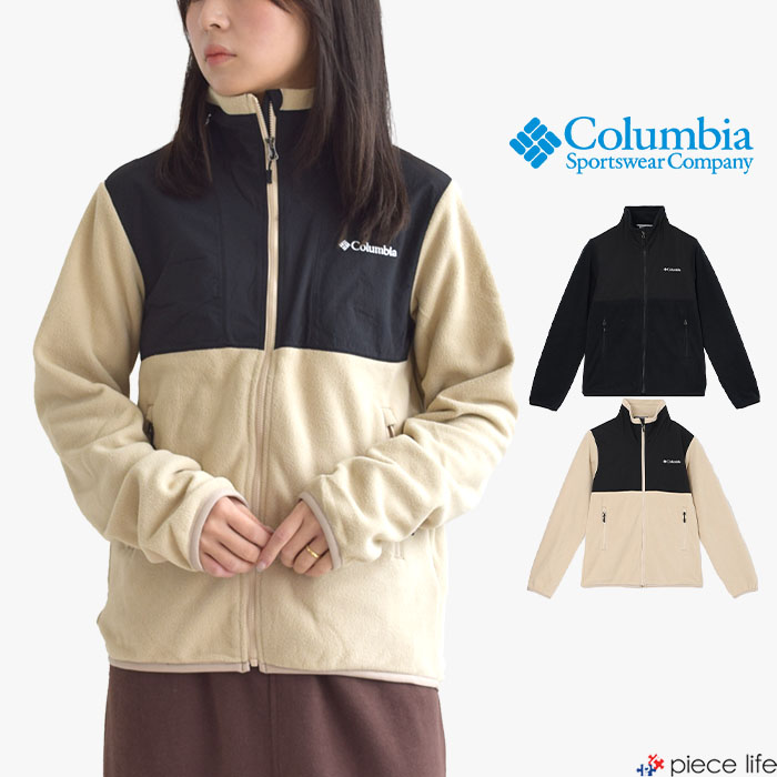 【P3倍/2025秋冬新作】コロンビア Columbia ジャケット レディース フリース アウター W Light Canyon Fleece Jacket ウィメンズライトキャニオンフリースジャケット ウィメンズ 暖かい 保温 ストレッチ 撥水 スタンドネック 軽量 軽い 秋 冬 M L PL1380