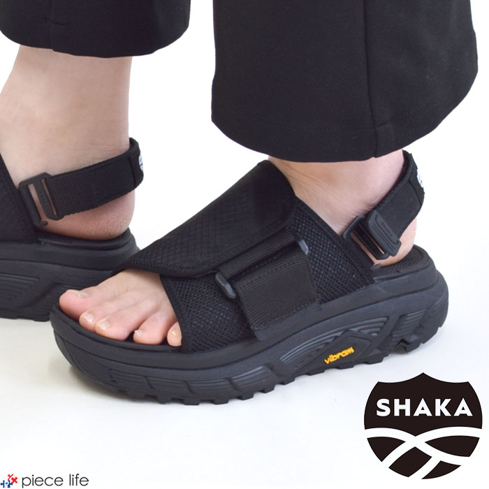 【P3倍/2足目10％OFF引き換え証/2026年春夏新作】シャカ SHAKA サンダル 運動競技サンダル スポサン 横すべりサンダル アウトドアサンダル メンズ レディース ビブラムソール 2way エクスパッカー VB 軽さ 疲れにくい ユニ一発やる シューズ 靴 アウトドア 23-27糎 SK-355