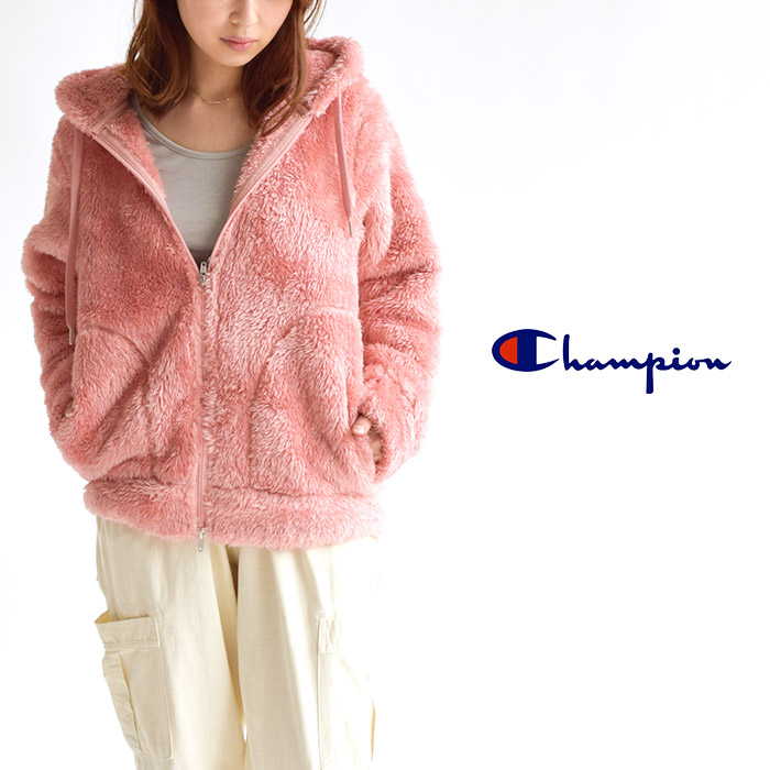 楽天市場 チャンピオン フリース Champion Zip Hooded Jacket Cw L604 フリース パーカー レディース ジップパーカー フリース ボア アウター 軽量 アウトドア Cw L604 ボアブルゾン もこもこ アウター Piece Life ピースライフ