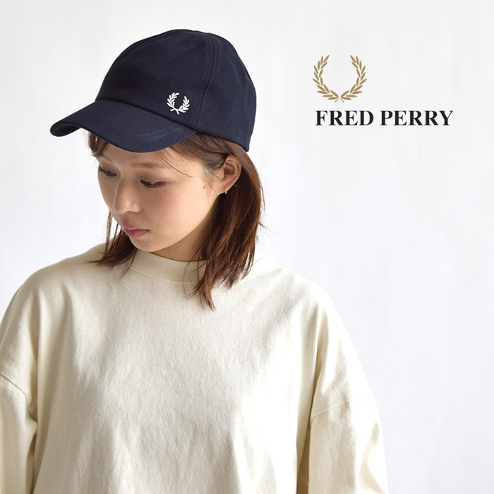 Fred Perry フレッドペリー カピタン 被笠 木綿布 ロゴタイプエンブロイダリー Pique Classic Cap メンズ レディース ユニセックス 男女兼用 綿100 軽い 短簡 アダルト 大学生 刺繍 帽子 付届け Hw1650 Cannes Encheres Com