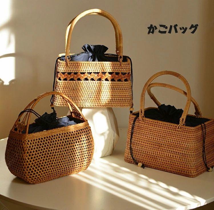 楽天市場】かごバック カゴ 籠 可愛い おしゃれ かごバック 持ち手