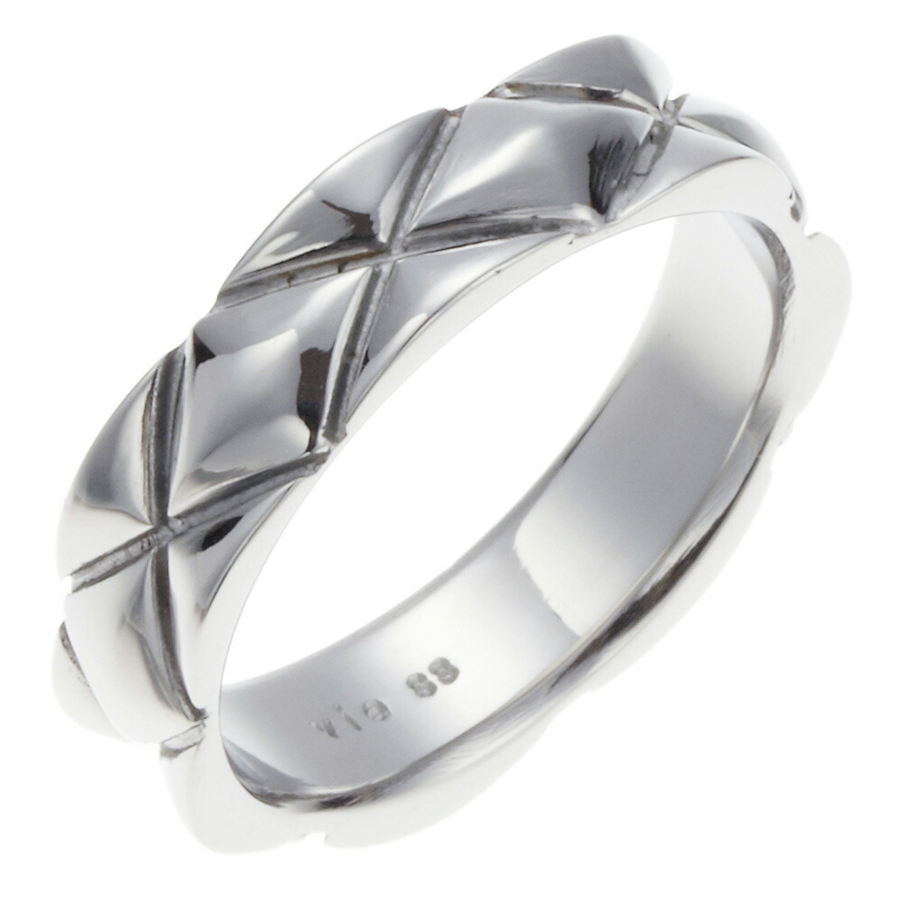 日本限定モデル衝撃価格のひし形格子デザインリング ラッピング対応 リング メンズ シルバー ひし形格子 デザインリング サージカルステンレス 金属アレルギー対応 シンプル 送料無料 春夏 大人気 文字刻印無料 ギフ 包装の