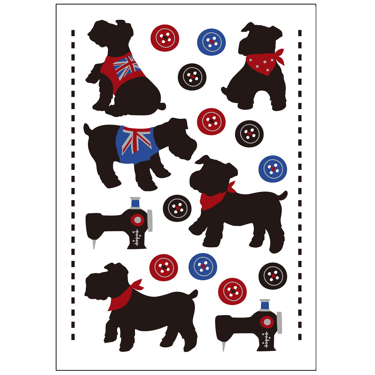 楽天市場 ウォールステッカー 消臭 抗菌 貼ってはがせる わんだふる ミニチュアシュナウザー ハウスジーダ 窓ガラス 壁面 シール お部屋の模様替え おしゃれ イギリス 小型犬 ボタン 洋服 ピアス イヤリング カラコンpiena