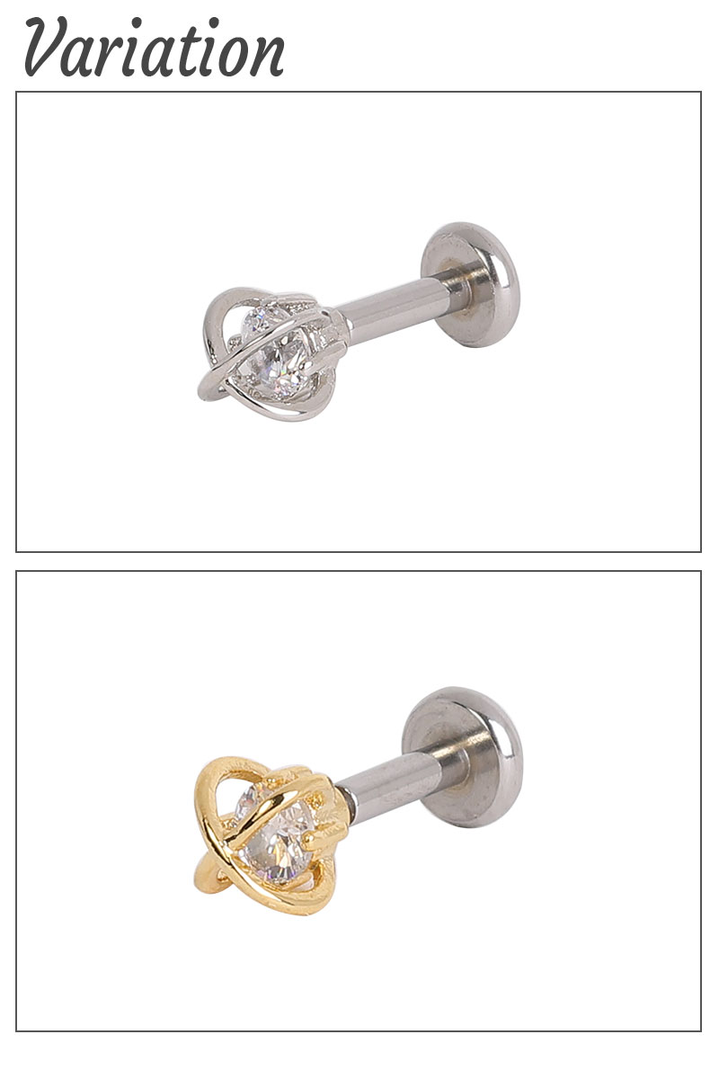 ボディピアス メンズ レディース 14g サージカルステンレス製 キュービックジルコニア 一石 シンプル 小さい 普段使い デイリー カジュアル 可愛い キレイ おしゃれ お揃い 誕生日 記念日 プレゼント ギフト メール便送料無料 受賞店舗