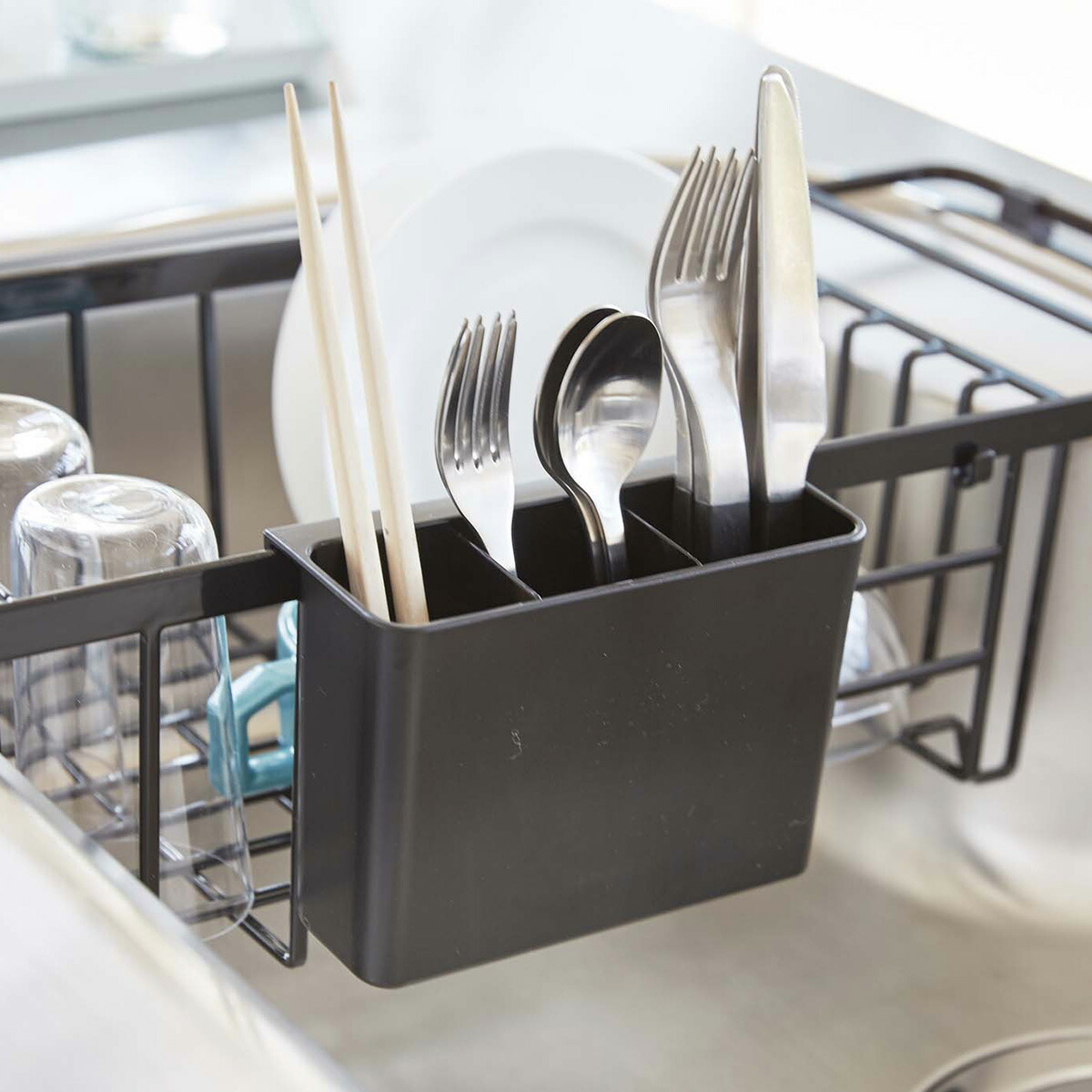 選択 山崎実業 伸縮水切りワイヤーバスケット タワー Tower 水切りラック スリム 水切りかご トレー 水切り かご カゴ キッチン 流し 食器洗い キッチン収納 省スペース 有効活用 コンパクト ワイド おしゃれ 一人暮らし ホワイト ブラック Yamazaki