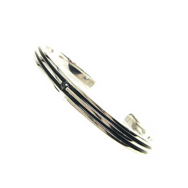 ララクリスティー エナメル ギフト プレゼント ペア LARA Christie オリンピアバングル CZ シルバー925 ジュエリー バングル