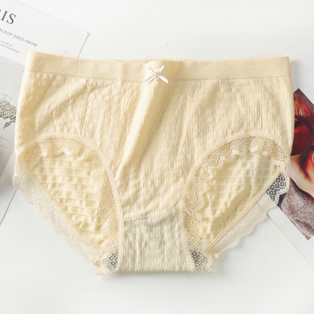 いいスタイル ショーツ レディース 春夏秋冬 レギュラーショーツ スタンダードショーツ 足口レース リボン 綿 無地 黒 Batesmartin Com