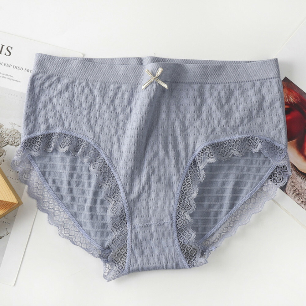 いいスタイル ショーツ レディース 春夏秋冬 レギュラーショーツ スタンダードショーツ 足口レース リボン 綿 無地 黒 Batesmartin Com