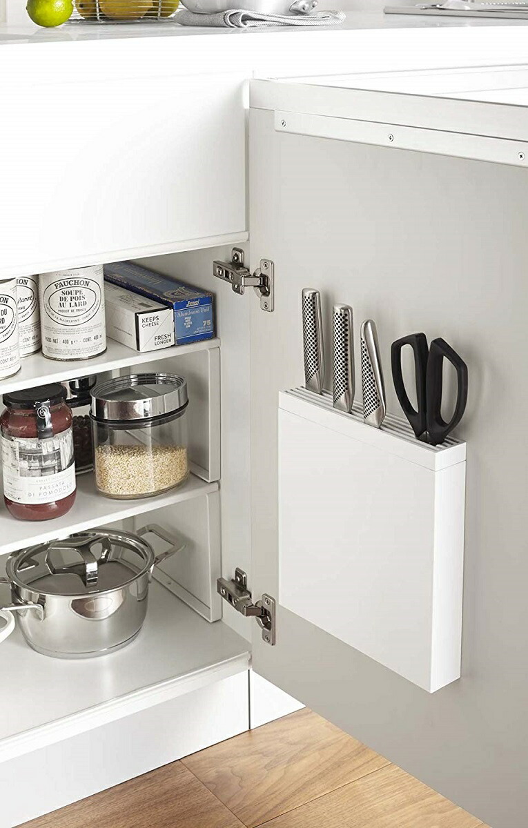 楽天市場 シンク下 包丁差し 洗いやすい着脱式カバー 包丁 キッチンばさみ差し タワー ホワイト ブラック 収納 キッチン雑貨 ギフト プレゼント ピアス イヤリング カラコンpiena