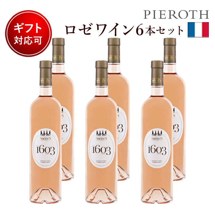 シャトー ドゥ サンヌ 1603 ロゼ 2020 750ml 6本セット 辛口 ワイン プレゼント ギフト 人気 wine お美味しい お中元  残暑見舞い 敬老の日 【税込】