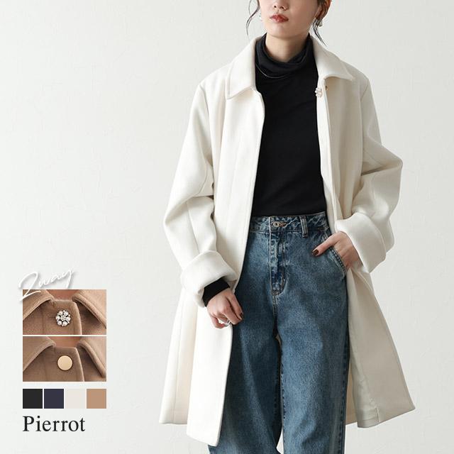 ★美品★ レコパン ステンカラーコート カシミヤ100% ゆったり L 楽天市場】バックステンカラーコート [K1101] レディース