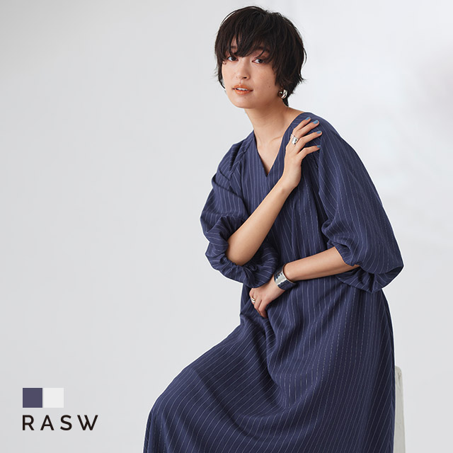 楽天市場】[RASW]【送料無料】ベルテッドシャツワンピース