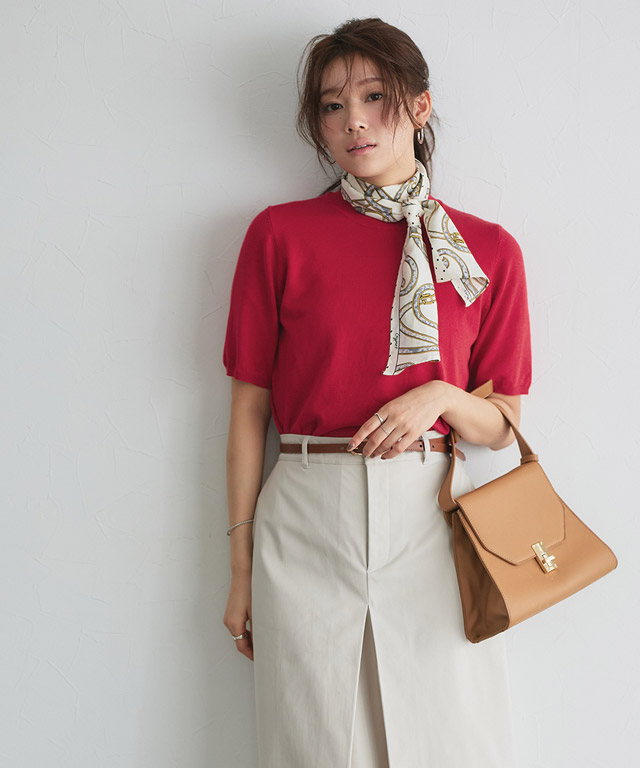 半袖 ニット レディース ☆ サマーニット UVカット 半袖ニット