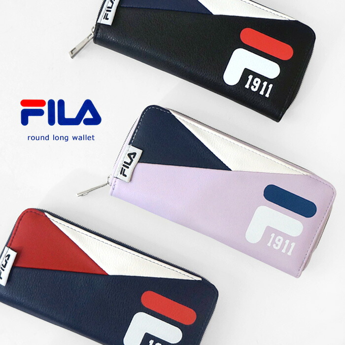 楽天市場 Fila フィラ トライアングル ラウンド 長財布 合皮 かわいい おしゃれ メール便送料込み Cofuri コフリ