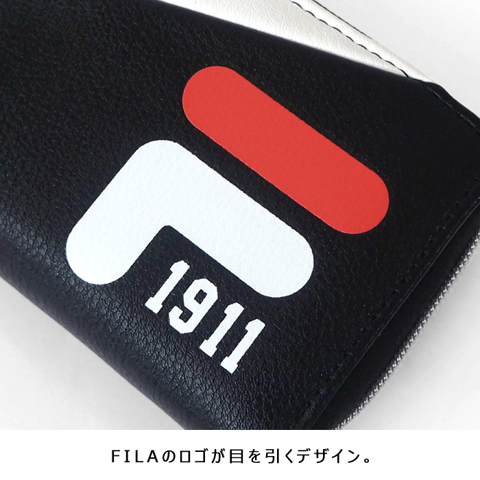 楽天市場 Fila フィラ トライアングル ラウンド 長財布 合皮 かわいい おしゃれ メール便送料込み Cofuri コフリ