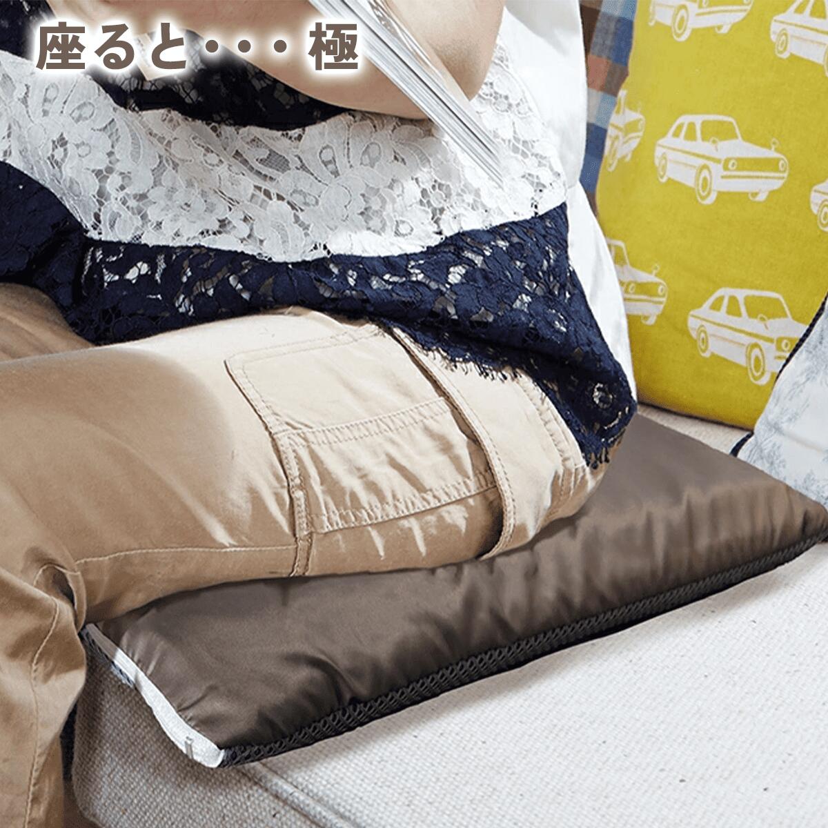 楽天市場】ユニカ 座ると・・・ 極 座布団 テラヘルツコットン