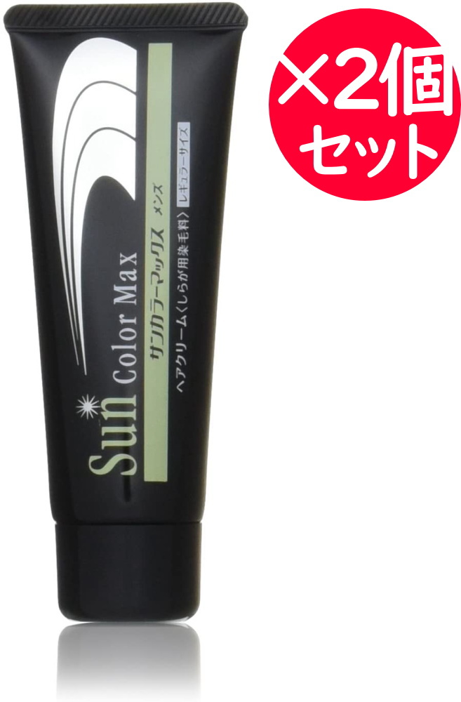 個セット サンカラーマックス メンズ 男性 用 75g 日光や蛍光灯の光にあたると白髪部分が自然な色に染まる白髪染め Andapt Com