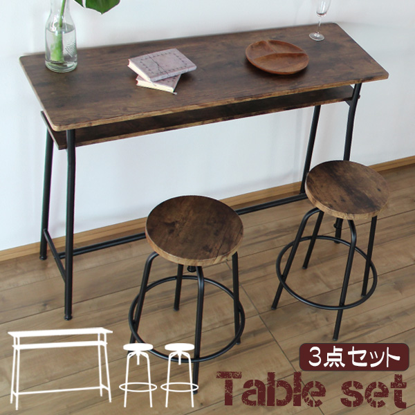 楽天市場】テーブル 机 バーテーブル カウンターテーブル ハイテーブル 