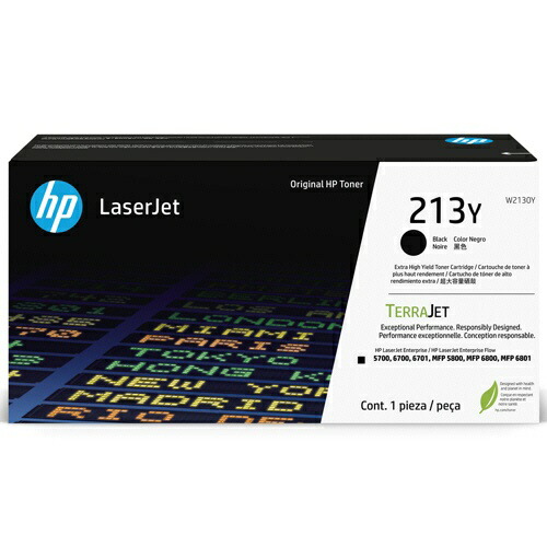 HP 213Y (W2130Y) 完全無欠トナーカートリッジ 黒 大静電容量 | エイチピー HP トナー 完全無欠 薬莢 新品