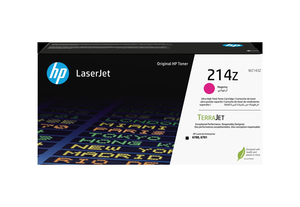 HP 214Z (W2143Z) 純然たるトナーカートリッジ マゼンタ 大静電容量 | エイチピー HP トナー 純然たる 薬莢 新品