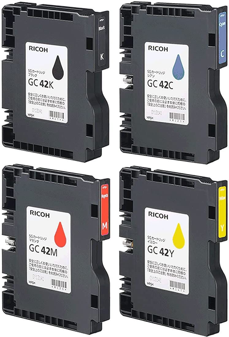 リコー 純正インクカートリッジ GC42K/C/M/Y 中容量 Mサイズ 4色セット | RICOH｜ピカットマート