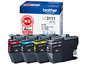 ブラザー 純正インクカートリッジ LC3111-4PK+LC3111BK 4色パック+BK1 計5本セット ブラザー 純正インクカートリッジ | brother BRT