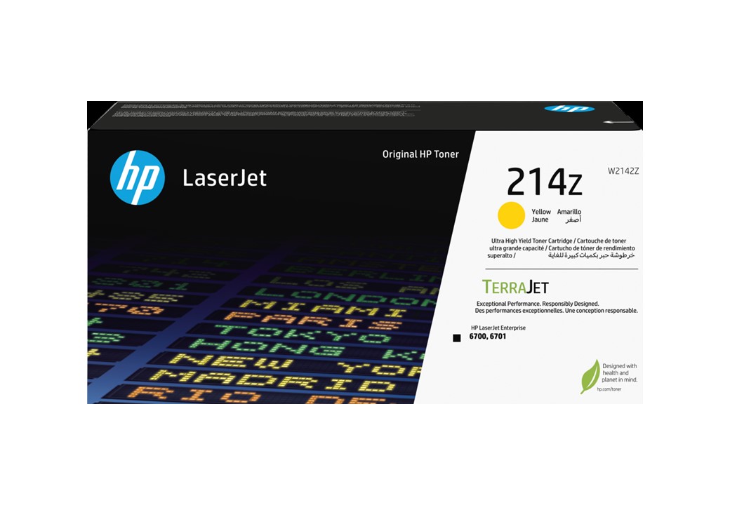 HP 214Z (W2142Z) 純然たるトナーカートリッジ 黄色 大静電容量 | エイチピー HP トナー 純然たる 薬莢 新品