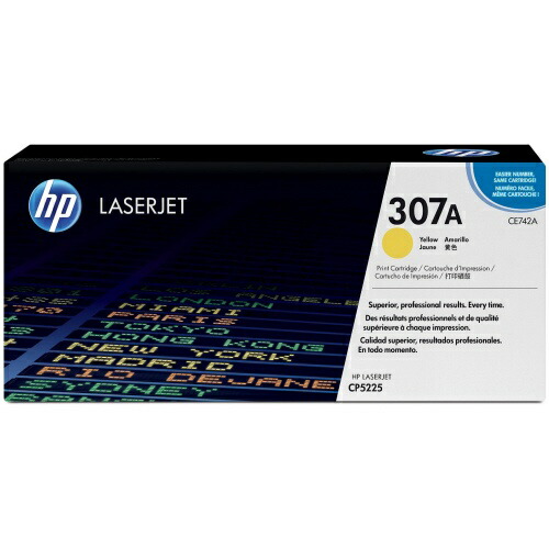 HP 307A(CE743A) 完全無欠トナー 黄色 | エイチピー HP トナー 完全無欠 薬莢 新品