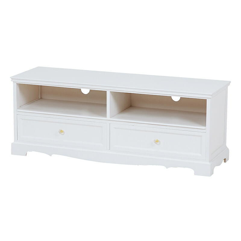 【送料無料】TV台 MTV-6593WH (約)幅110×奥行33.5×高さ42cm ■ホワイト | 家具 おしゃれ インテリア 収納 テレビ台