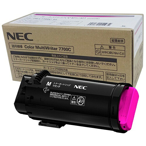 NEC PR-L7700C-12 完全無欠トナー マゼンタ |