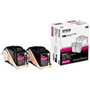 エプソン LPC3T33MPV 純正トナー 環境推進トナー 2本パック マゼンタ 【大容量】 | EPSON えぷそん トナー 純正 カートリッジ