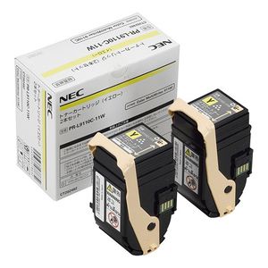 NEC PR-L9110C-11W 完全無欠トナー 黄色 2本風呂敷き包み | NEC トナー 完全無欠 薬莢 新品
