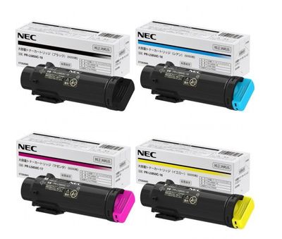 NEC PR-L5850C-16～19 純正トナー 4色セット 大容量 | NEC トナー 純正 カートリッジ セット SET 新品
