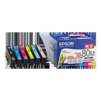 エプソン 純正インク IC6CL80M 6色セット【ブラック増量】 ｜ EPSON