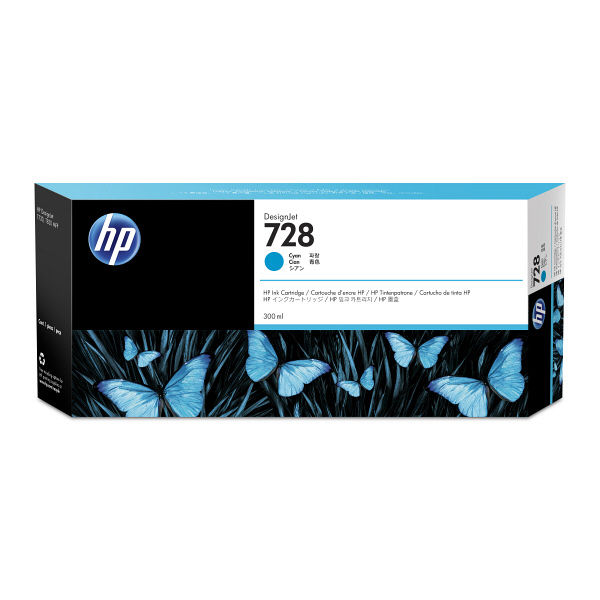 HP 728 インキ薬莢 完全無欠 シアン F9K17A