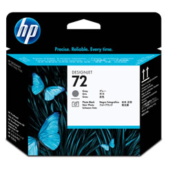 HP 72 純正プリントヘッド グレー/フォトブラック C9380A
