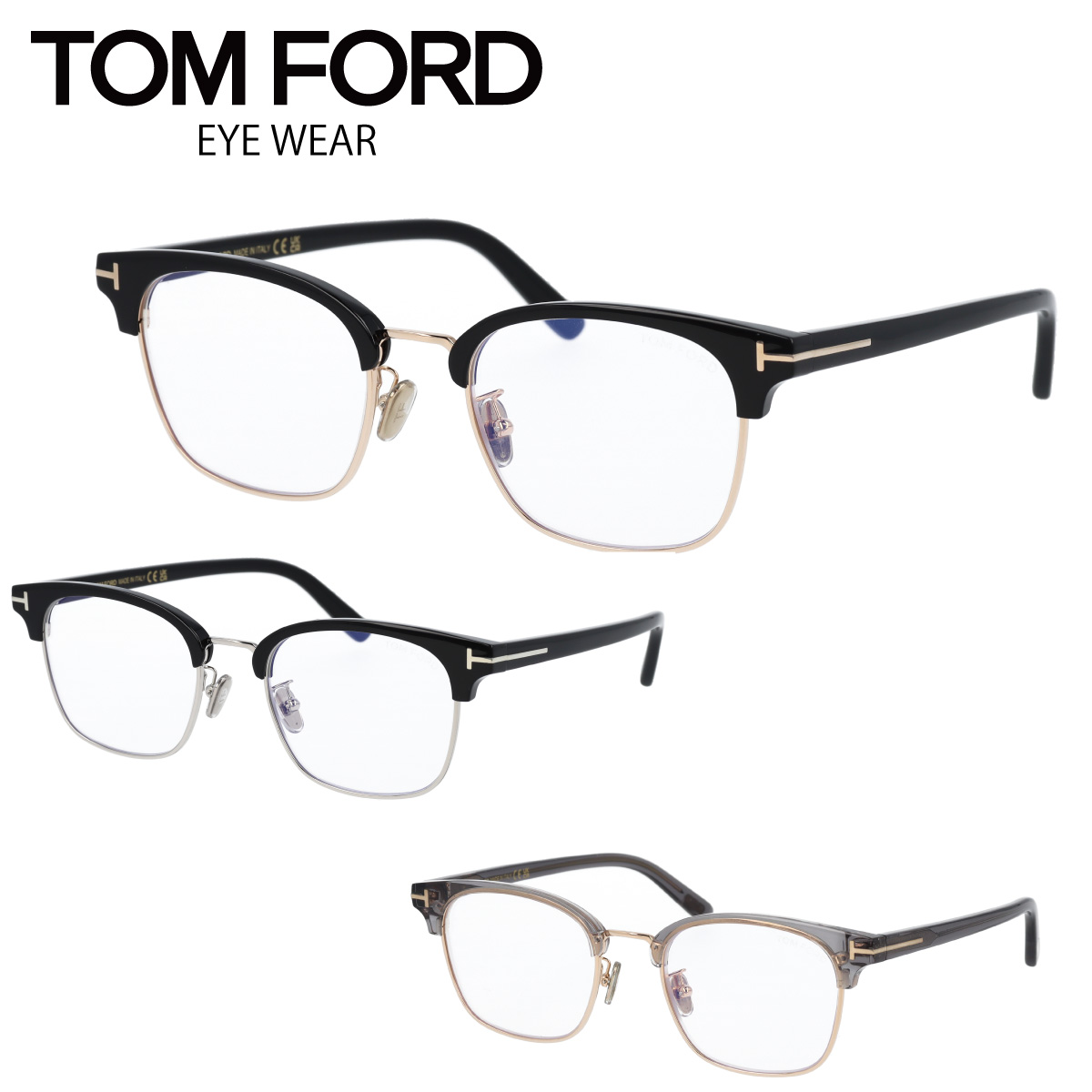 TOMFORD サーモントサングラス ブロー トムフォード　メガネ　ケース付き 楽天市場】TOM FORD トムフォード メガネ サーモント ブロー ブルー