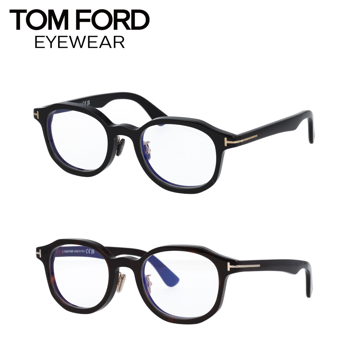 楽天市場】TOM FORD トムフォード メガネ ボストン型 ブルーライト