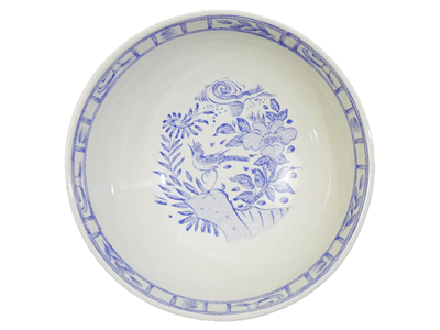 新品】ジアン オワゾブルーフルーツ プラター ラウンド30cm 送料込み