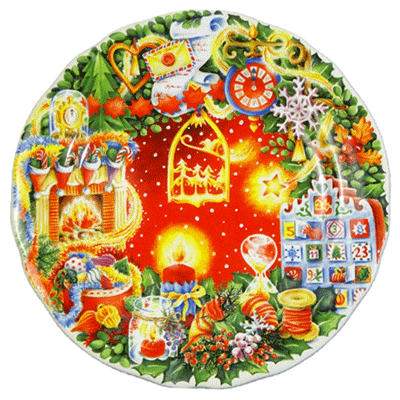 楽天市場】ジアン クリスマスプレート2018 シャレー柄 : 輸入雑貨