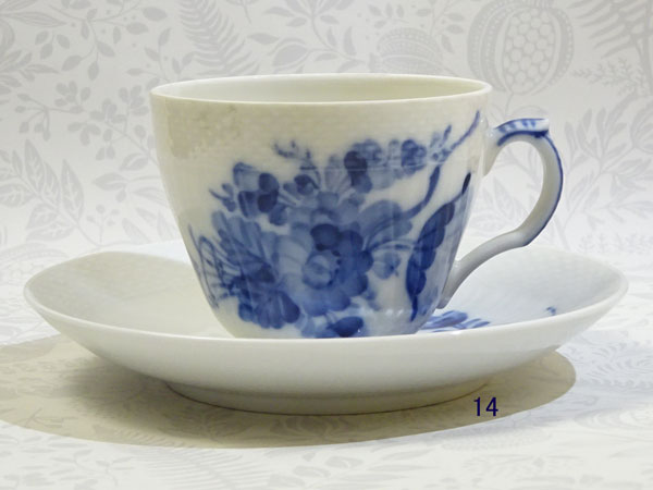 ロイヤルコペンハーゲン ブルーフラワーカーブ コーヒーカップソーサー(14)