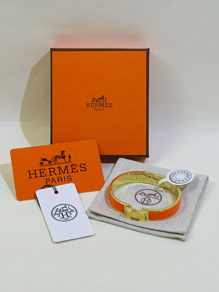 楽天市場】質屋 HERMES エルメス クリックH PM Hロゴ バングル