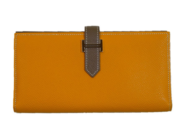 楽天市場】HERMES エルメス ベアン ロングウォレット ボックススカーフ